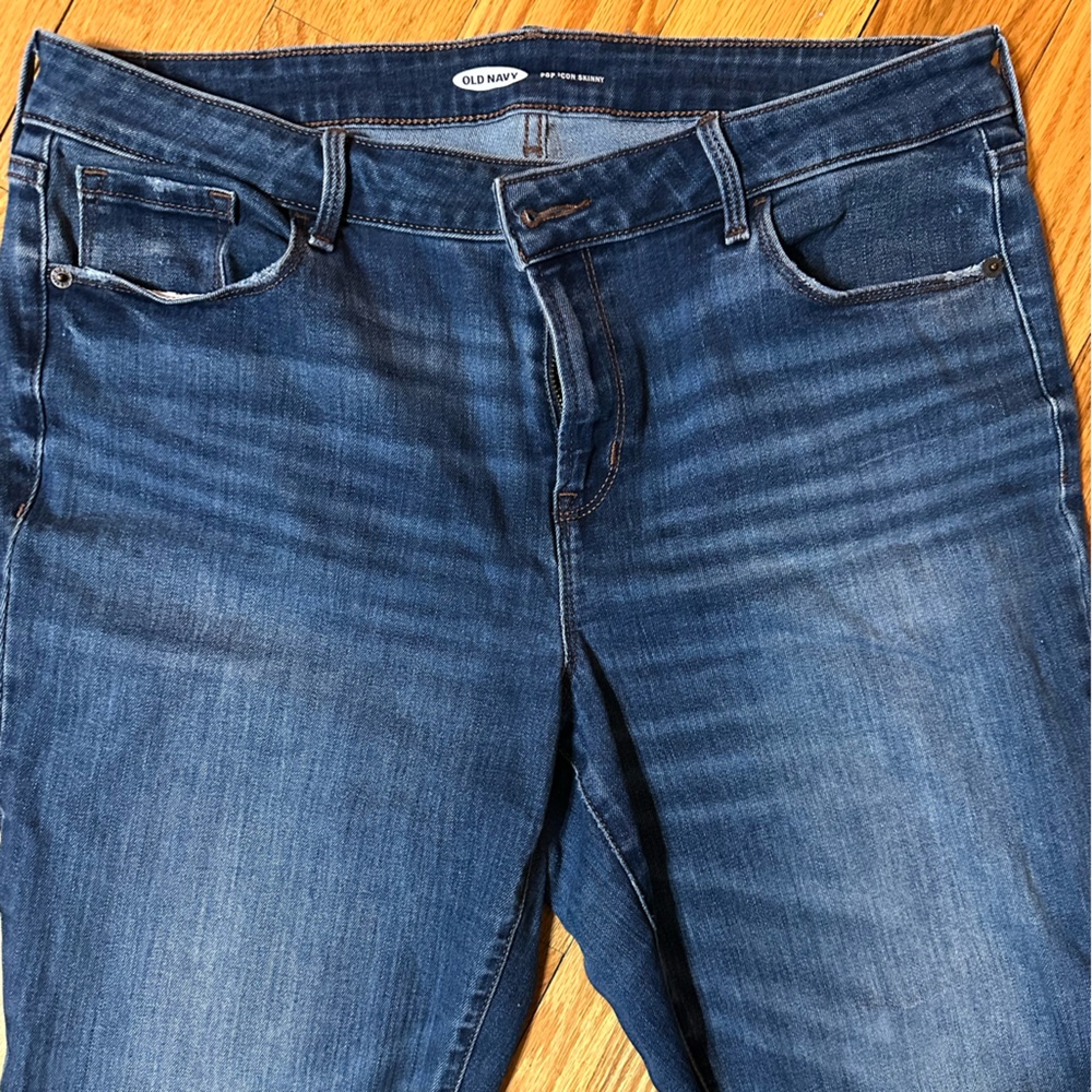 Old Navy Pop Icon Skinny Jeans - Distressed Denim